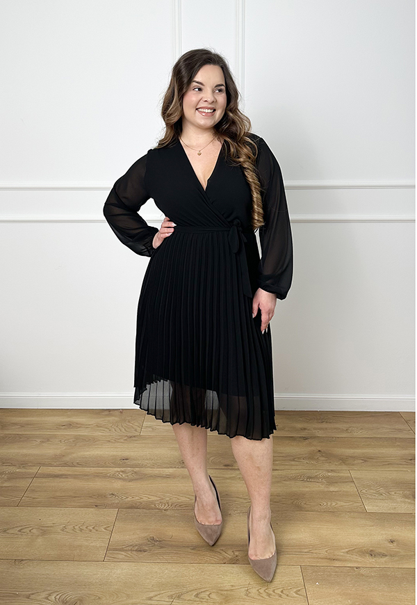 ŠATY AMBER PLUS SIZE BLACK - włoski obrázek 1