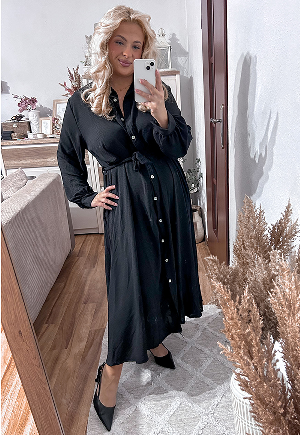 ŠATY KATE  II PLUS SIZE BLACK 01 - włoski obrázek 1