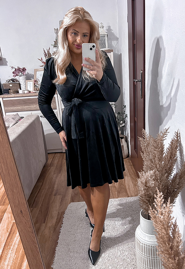 ŠATY SAMANTA PLUS SIZE BLACK 02 - włoski obrázek 3