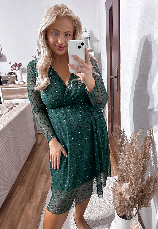 ŠATY ROSALIA PLUS SIZE GREEN 04 - włoski obrázek 2